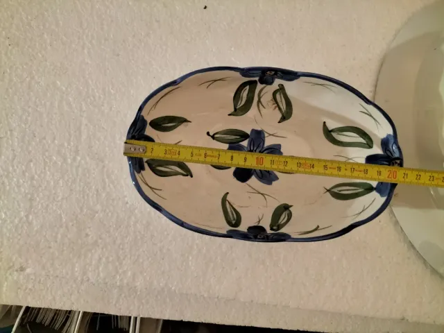 3 Vassoi Vintage Ceramica e Arcopal