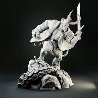 Figura Hellboy resina escala 1/6