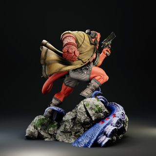 Figura Hellboy resina escala 1/6
