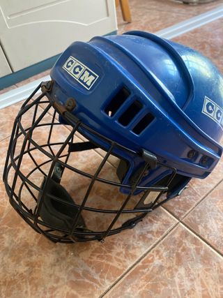 Casco Hockey CCM Azul
