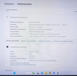 Portátil Lenovo Ideapad 320-15AST Gris/Plata