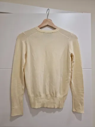 Jersey Zara color mantequilla talla S