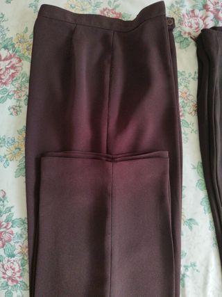 3 Pantalones marrones mujer Talla L 38/40