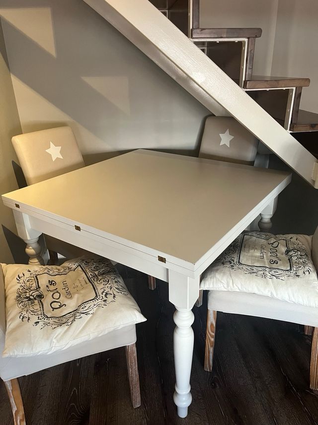 Mesa comedor madera extensible