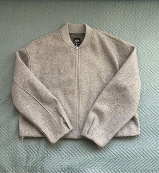 Bomber Zara Gris Talla S