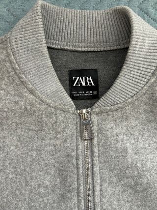 Bomber Zara Gris Talla S