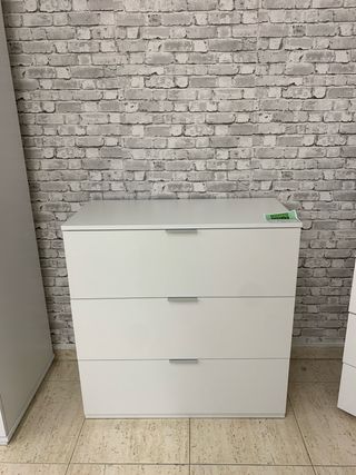 Cómoda 3 cajones blanca