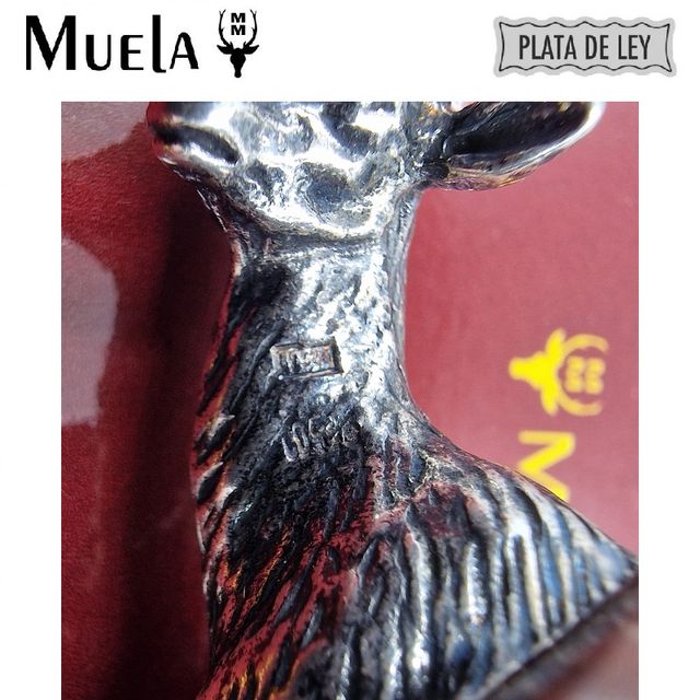 Muela figura de plata tablilla Ciervo (11163)