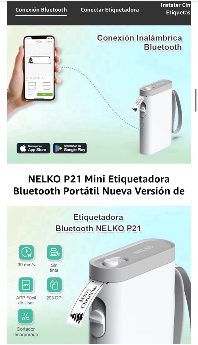 Mini Etiquetadora Nelko Portátil