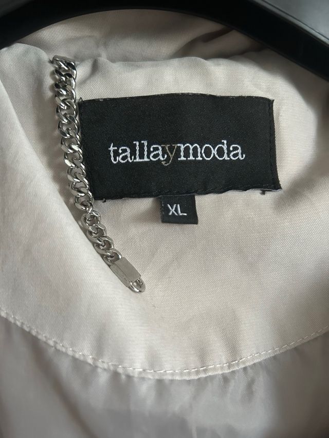 Abrigo Talla Moda Beige XL