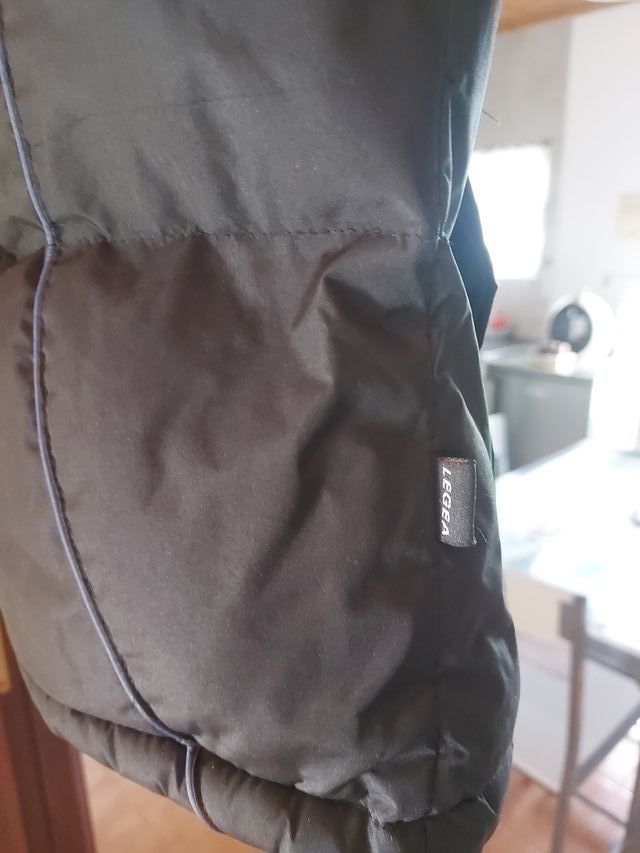 Chaqueta Legea 3/4 Talla XS Negra y Azul