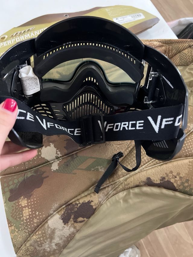Máscara Paintball VForce Negra