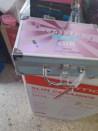 Maletín de maquillaje Magic Studio rosa