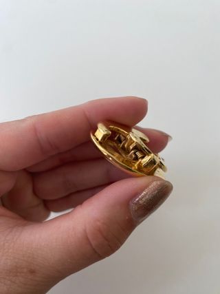 Broche Vintage Christian Dior CD Dorado