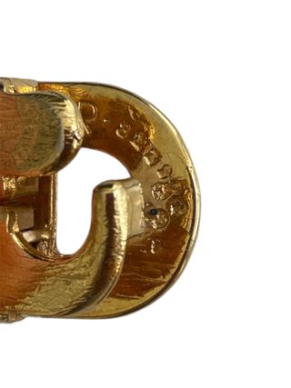 Broche Vintage Christian Dior CD Dorado