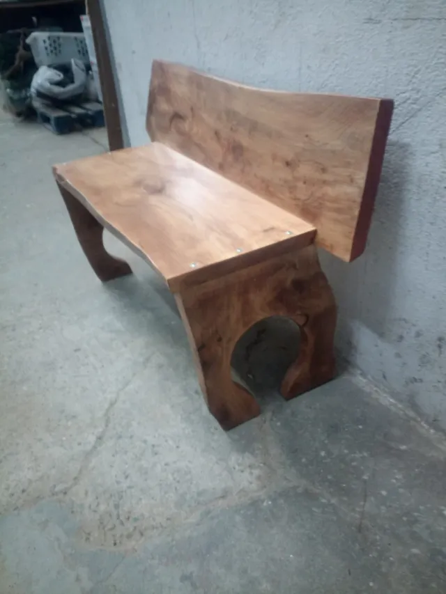 Banco de madera 2 plazas