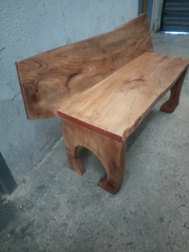 Banco de madera 2 plazas