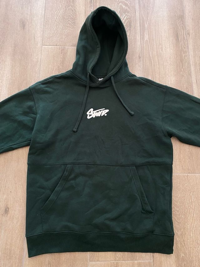 Sudadera verde con logo STWD