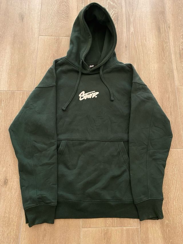 Sudadera verde con logo STWD