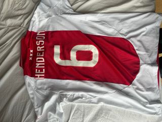 Camiseta Ajax Europa League Adidas Roja/Blanca