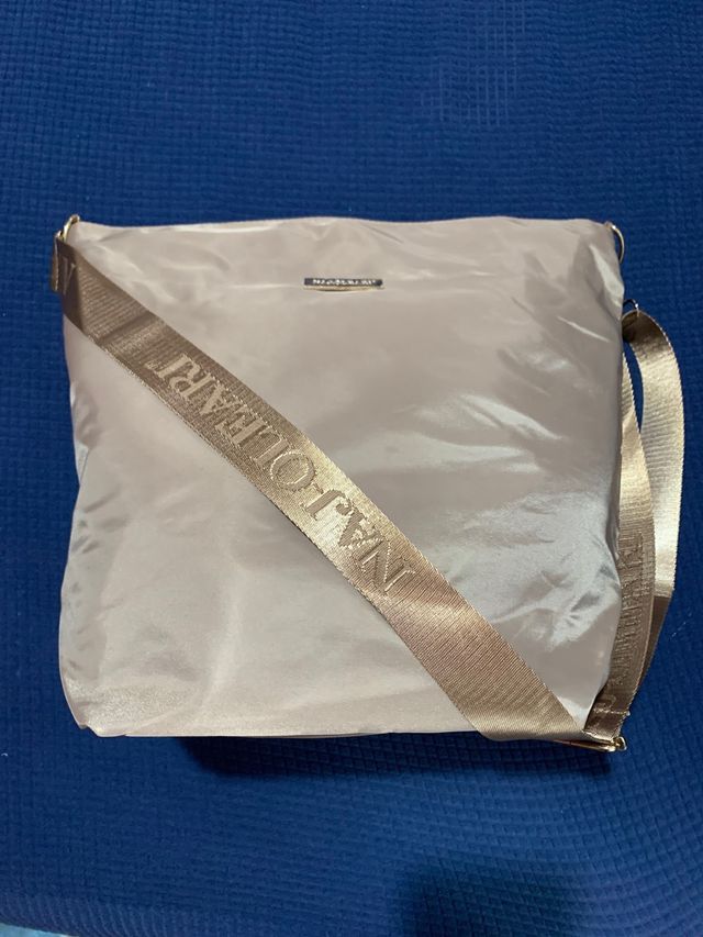 Borsa Najoleari Bottega Verde Beige Oro