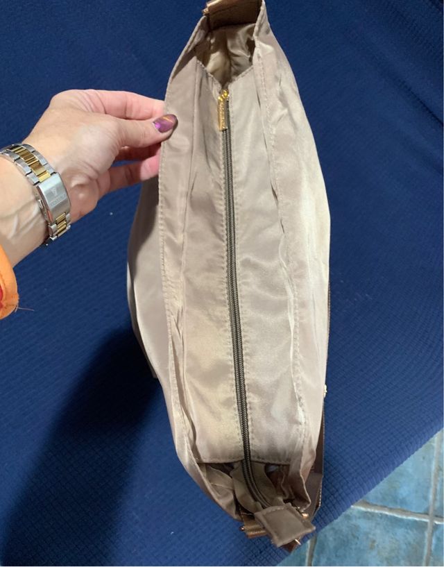 Borsa Najoleari Bottega Verde Beige Oro