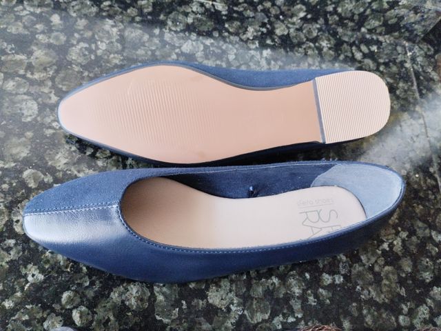 Zapatos planos mujer negros , marrones y azules