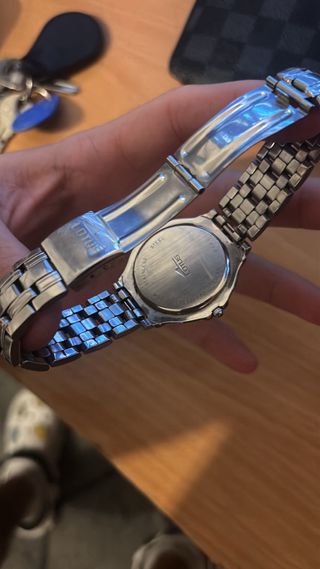 Reloj Lotus Plata y Blanco