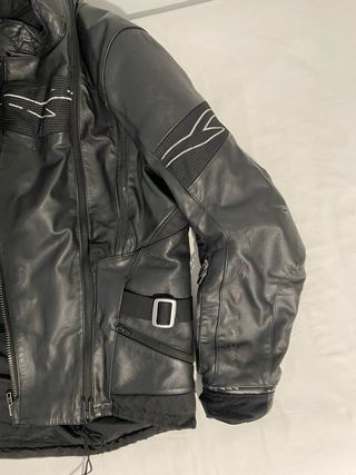 Chaqueta de moto cuero Magna