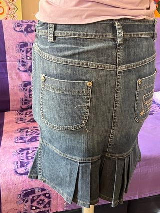 Gonna lunga in jeans