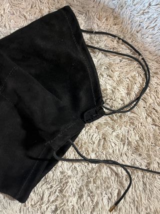 Stivali scamosciati neri alti