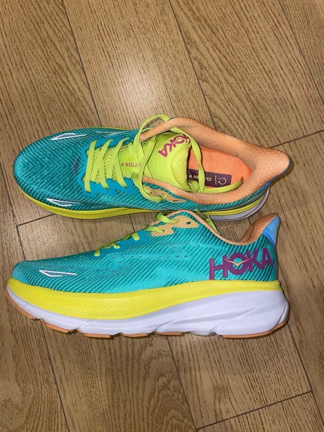 Hoka Clifton 9 Teal/Amarillo