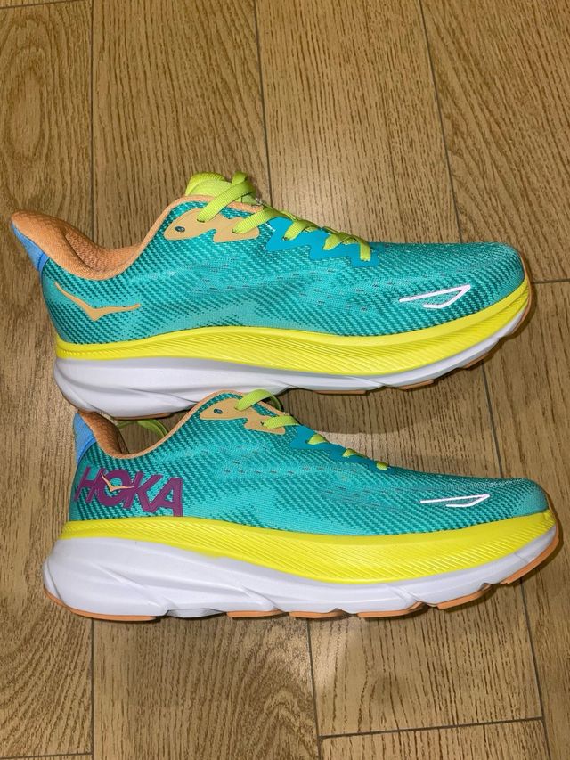 Hoka Clifton 9 Teal/Amarillo