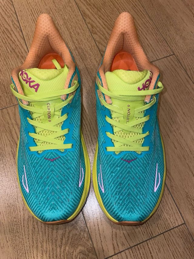 Hoka Clifton 9 Teal/Amarillo