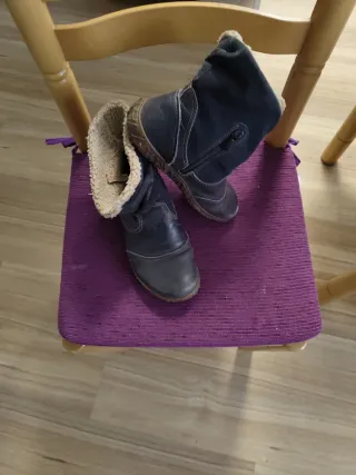 Botines El Naturalista Negro/Beige