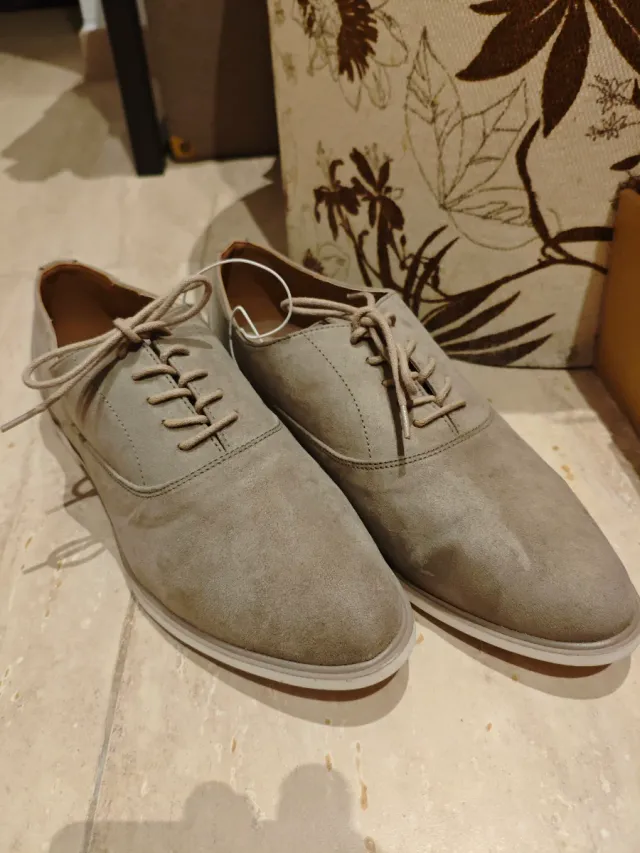 Zapatos casuales beige/gris