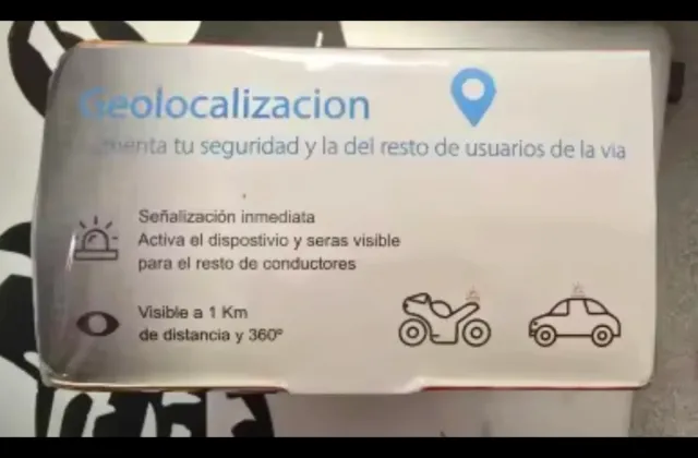 Baliza V16 DGT Geolocalizada HOMOLOGADA-PRECINTADA