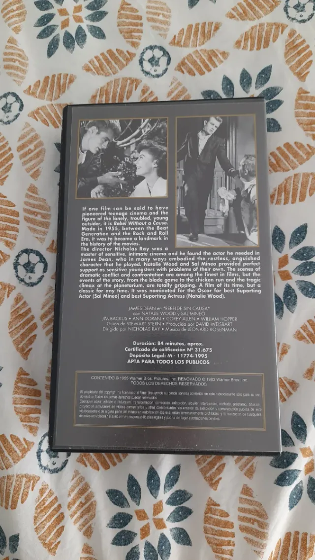 Rebelde sin Causa VHS