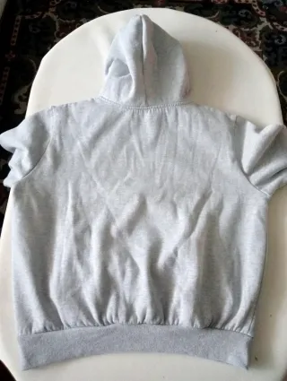 Felpa con cappuccio M&V Cute Bear Grigia L