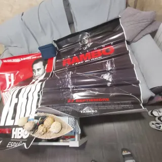 Póster Película Sonic , Rambo., bad boys etc