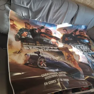 Póster Película Sonic , Rambo., bad boys etc