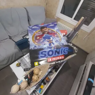 Póster Película Sonic , Rambo., bad boys etc