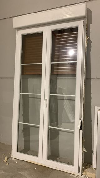 3 Puertas PVC Blancas con Persiana (PRECIO UNIDAD)