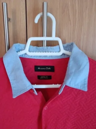 Polo Massimo Dutti Rojo