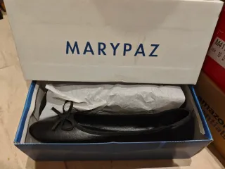 Zapatos planos MARIPAZ negros talla 42