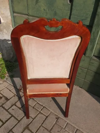 Coppia Poltroncine Napoleone III Antiche