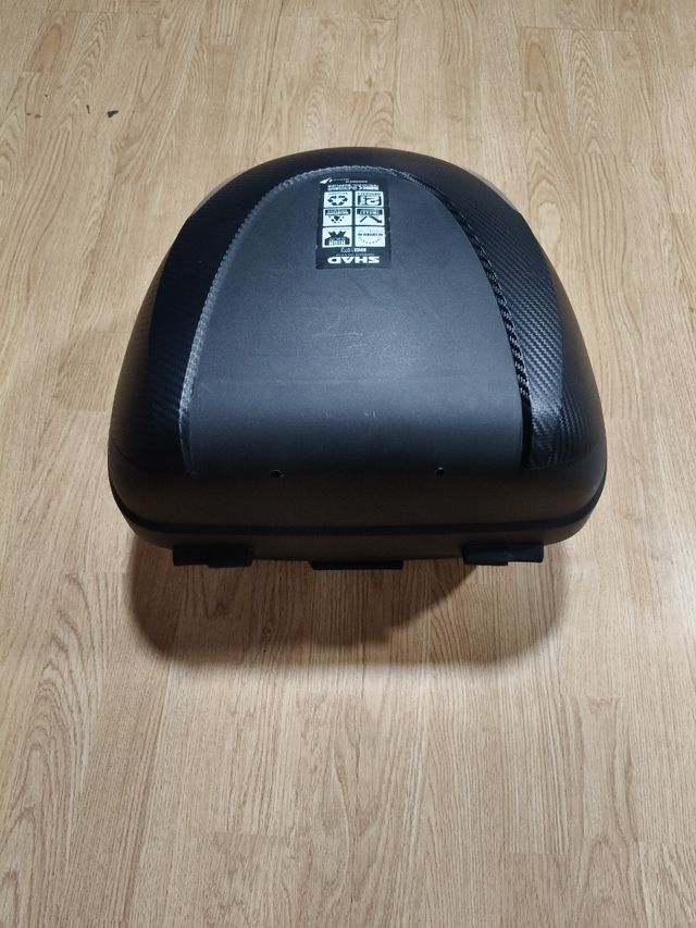 Baúl Moto Shad SH34 Negro Carbono