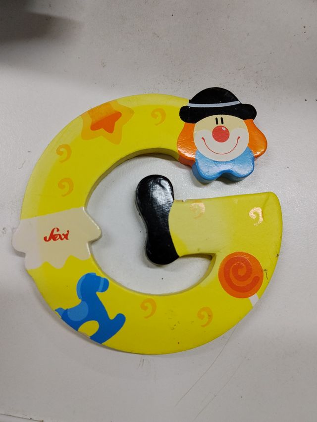 Letra G Decorativa Infantil