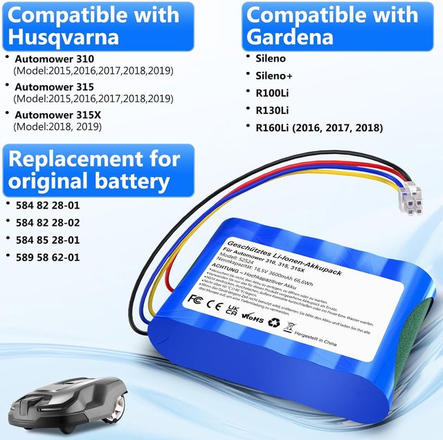Batteria Li-Ion per Automower 310/315/315X