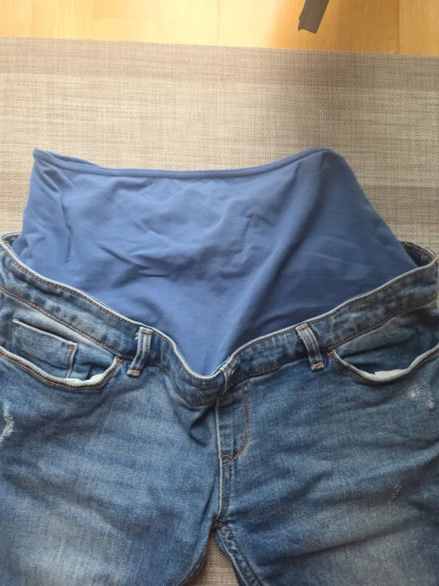 Pantalón vaquero premamá talla 38 slim